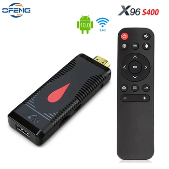 X96 S400 Smart Fire TV Stick Allwinner H313 мултимедиен плейър 4K Android 9 TV BOX 2,4 G Wifi, 2G 16G Google TV Dongle Приемник VS X96S