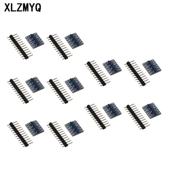 Преминете на ниво 3,3 5 В 4-Канален IIC I2C Логически Преобразувател на ниво Двупосочни Модул 3,3-5 В Ключ За Arduino САМ Kit