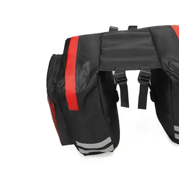 Велосипедна кошница за съхранение на опашката на задната седалка, седельная чанта, черна чанта за носене
