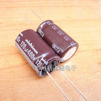 Алуминиеви електролитни кондензатори Nichi 120uf400v 120 icf 18* 30 Високочестотен с ниско съпротивление