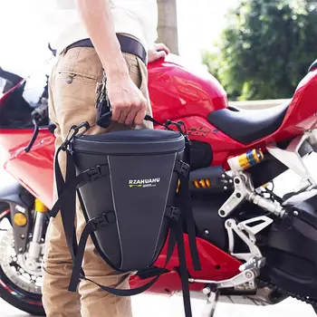 Черна чанта за каска, мотоциклетът чанта, мотоциклети раница, Здрава Мотоциклетът пътна чанта, Аксесоари за мотоциклетни екипировка