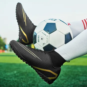 Футболни обувки Haaland на Едро, улични износоустойчиви футболни обувки с шипове Дружество Chuteira, Спортни маратонки за футзала.