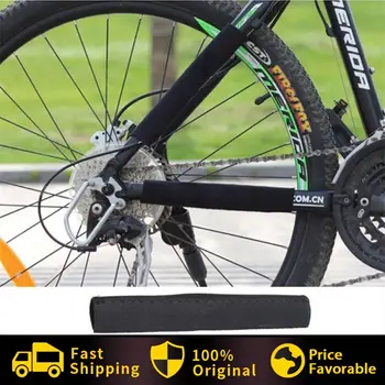 Защитен панел за каране на велосипед рамка и вериги, Черни Аксесоари за велосипеди, защитен калъф за грижа за каране на велосипед верига, защитен калъф