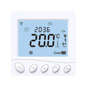Подово отопление и фанкойл за 2-тръбите на термостата с интелигентен контрол на температурата с приложението и гласов контрол