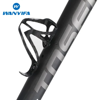 Държач за велосипед бутилки Wanyifa Пълен 3K Въглеродни влакна суперлегкий Пътен Планинско колоездене Колоездене, Бутилки за вода Cag