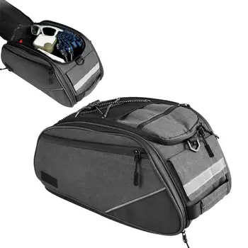 Чанта за задната част на багажник на Велосипеда, Универсални Преносими Колоездене, чанти, Многофункционална чанта за багаж на задната седалка на Мотора, по-Голямата Голям чанта на рамото