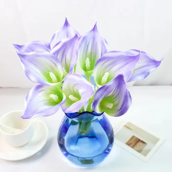 Нов качествен мини-изкуствен цвете Кала лотос, че симулира цветя, украса за дома, реквизит за снимки