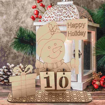 Коледен подарък, Изделия от дърво, Календар, Коледен декор, броене, Адвент, Аксесоари, Дървени трапезни стоки за дома