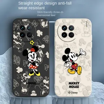 Калъф За телефон Disney с Мики Маус За VIVO X21I X21S X23 X27 X30 X50 X60 X70 X80 X90 5G PRO PLUS Течен Цветен Калъф Funda Shell