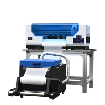 Машина за сублимация печат на тениски от плат Two Heads Размер A3 33 см 30 см TX800 XP600 с директен пренос на винил на филм DTF принтер