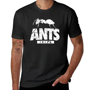 ANTS Ushua? a Club ИБИСА: МОДЕЛЬНАЯ бяла тениска legend Event от La French Touch, потници в големи размери, тениска за момчета, тениска с къс ръкав, мъжки