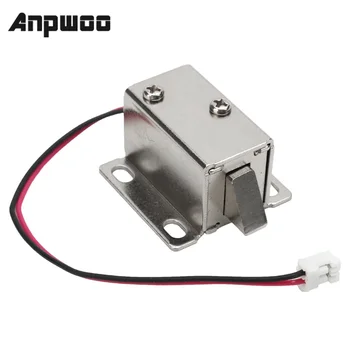 Електронно заключване ANPWOO, Дръжки на врата, 12 В/0.43 А, Електрически Конектор, Електромагнитен контрол на достъпа