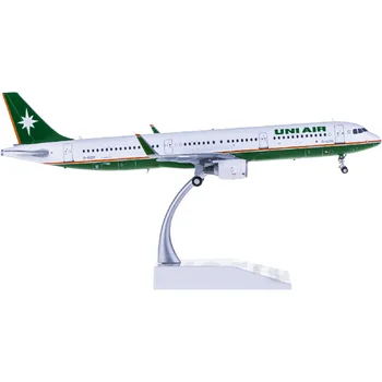 JC Wings 1:200 Мащаб LH2096 UNI Airlines Airbus A321 B-16210 Гласове Под налягане, Метални Включване на Миниатюрен Модел на Самолет Играчка За Момче