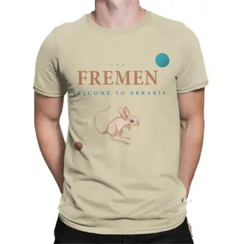 Мъжки t-shirt Dune 2020 Welcome To Arrakis Fremen, Дрехи от 100% памук, Реколта тениски с къс ръкав и кръгло деколте, риза голям размер