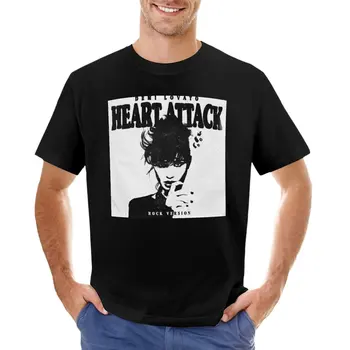 Тениска с инфаркт (рок-версия), реколта тениска, мъжки тениски с изображение на голям и висок растеж