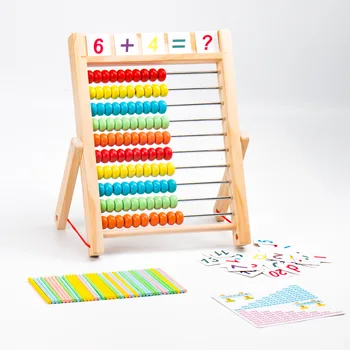 TongYueFun Обучение Number Abacus Education Development Класическа математическа игра, детска играчка, подарък за деца, момчета и момичета, малки деца