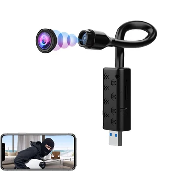 Мини Мини Монитор на Защитата на сигурността Камера Аудио Домашна Камера за Видеонаблюдение Wifi Безжичен USB Монитор Умен Дом